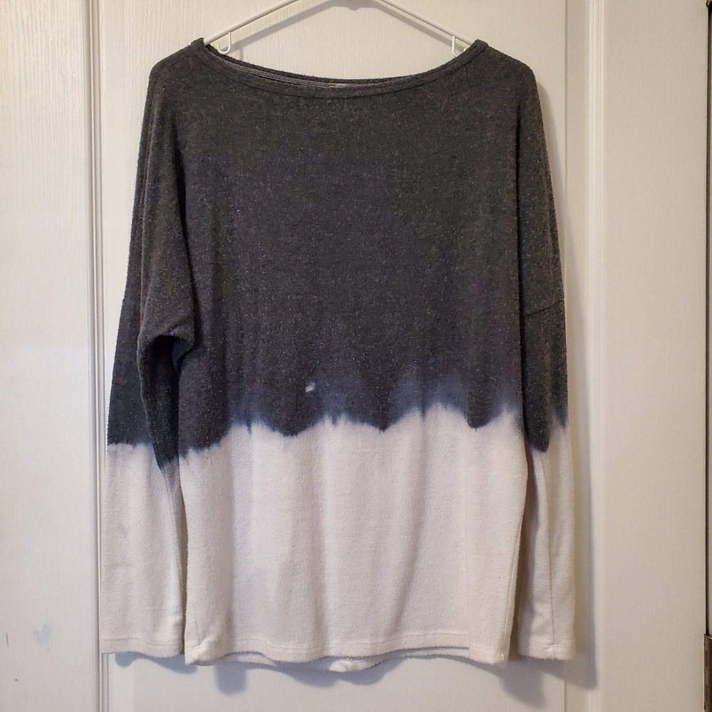 Go Couture Sweater- Grey/White (Size S) - Picture 1 of 14